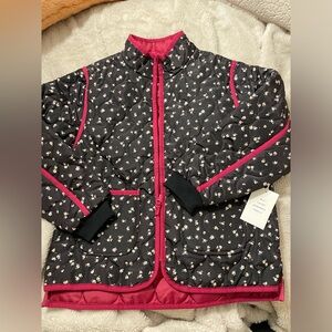 NWT Free Assembly Floral Printed Quilted Jacket